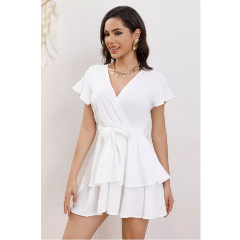 MPROPIA - Enterito Corto Mini Vestido Short Verano Casual Eventos 341