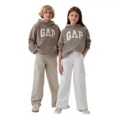 GAP - Polerón Logo Sin Cierre Café