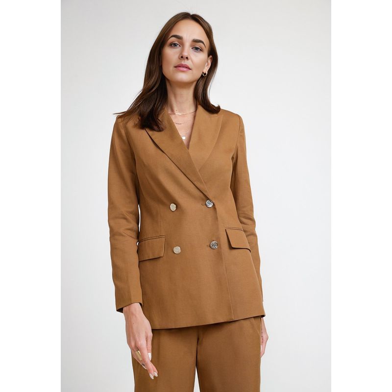 CANADIENNE - Chaqueta de Mujer Modelo Aida Jacket Color Camel