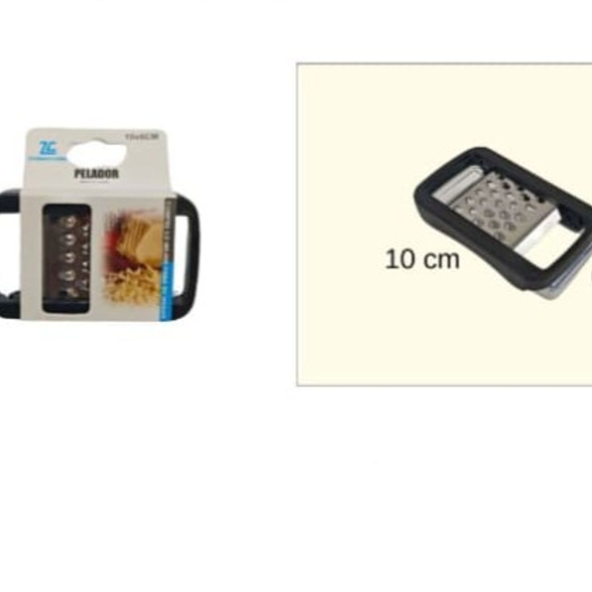 GENERICO - Pelador Rallador De Queso Acero Inoxidable