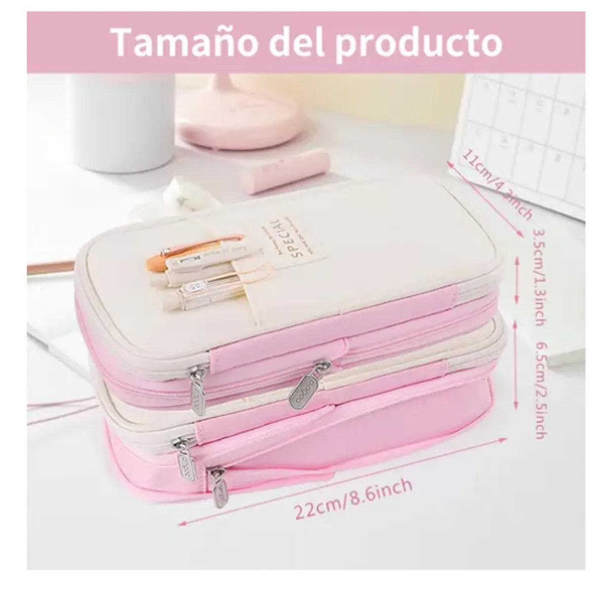 GENERICO - Estuche De Lápices De Gran Capacidad Para Oficina Y Escuela