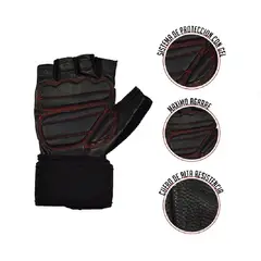 K6 FITNESS - Guante Fitness K6 Ice Border Par.-