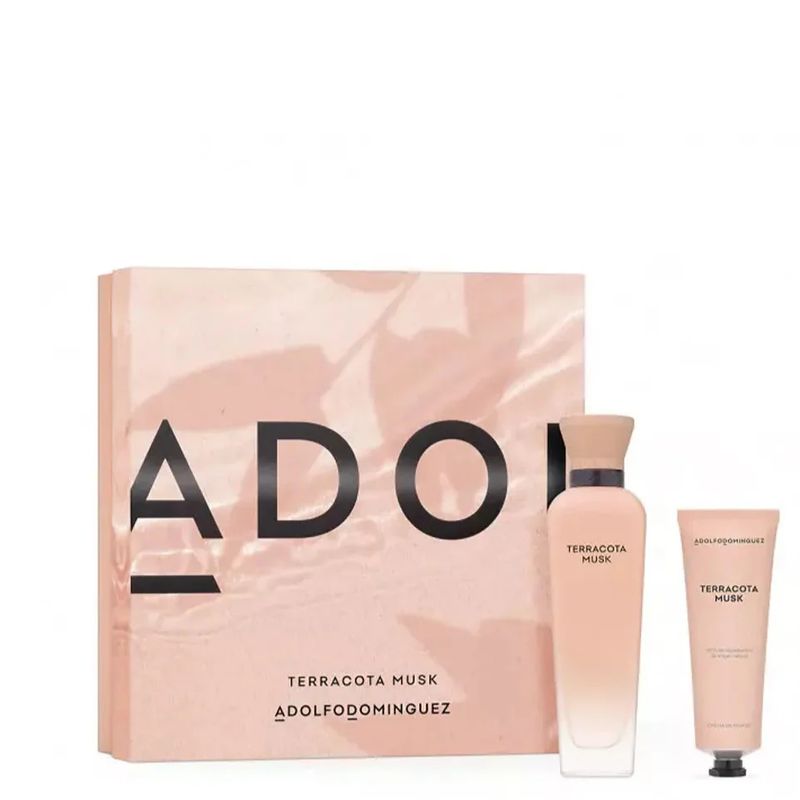 ADOLFO DOMINGUEZ - Estuche Adolfo Dominguez Terracota Musk Edp120ml+BL75mlMujer