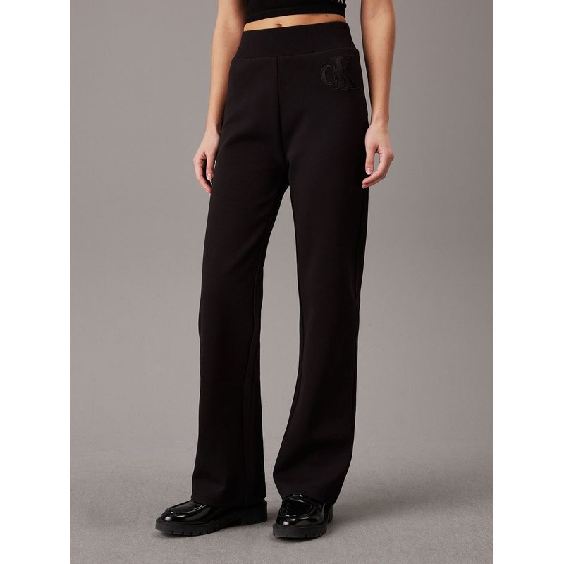 CALVIN KLEIN - Pantalon Satin Applique Jog Negro Calvin Klein