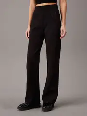 CALVIN KLEIN - Pantalon Satin Applique Jog Negro