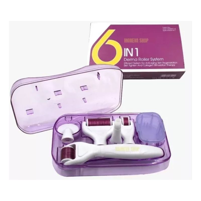 GENERICO - Dermaroller 6 En 1 Medianotitanio Antienvejecimiento