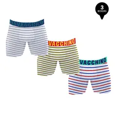GIOVACCHINO - Pack de 3 Boxer Largo Algodón Hombre.