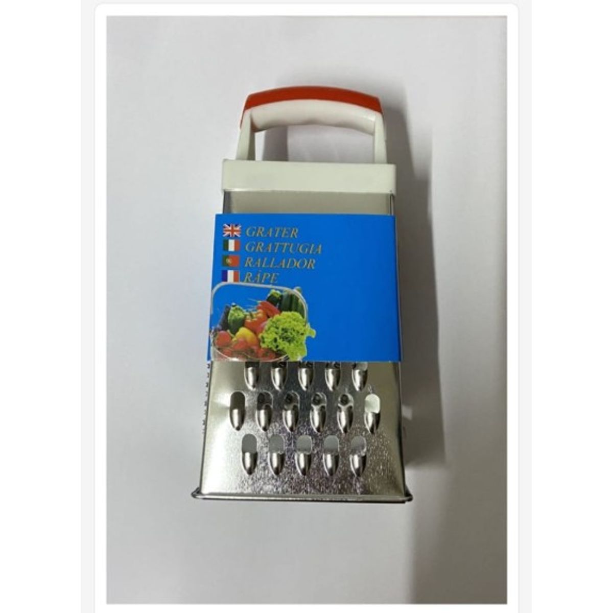 GENERICO - Rallador Pequeño De Verduras Y Queso Acero