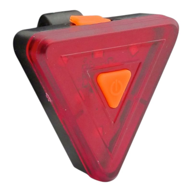 GENERICO - Luz Trasera Triangular Recargable Bicicleta Alta Calidad