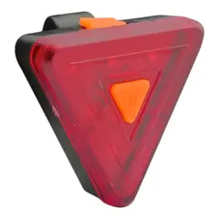 GENERICO - Luz Trasera Triangular Recargable Bicicleta Alta Calidad