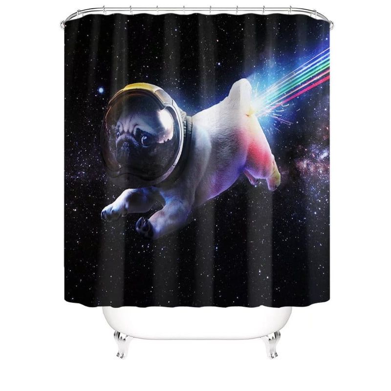 ANGELES DEL HOGAR - CORTINA PARA BAÑO DE GENERO 180 CM X 180 CM