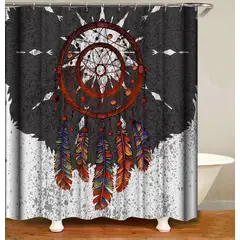 ANGELES DEL HOGAR - CORTINA PARA BAÑO DE GENERO 180 CM X 180 CM