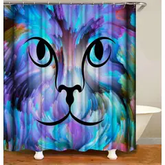 ANGELES DEL HOGAR - CORTINA PARA BAÑO DE GENERO 180 CM X 180 CM