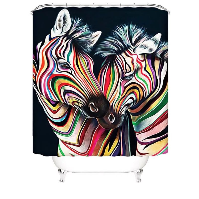 ANGELES DEL HOGAR - CORTINA PARA BAÑO DE GENERO 180 CM X 180 CM