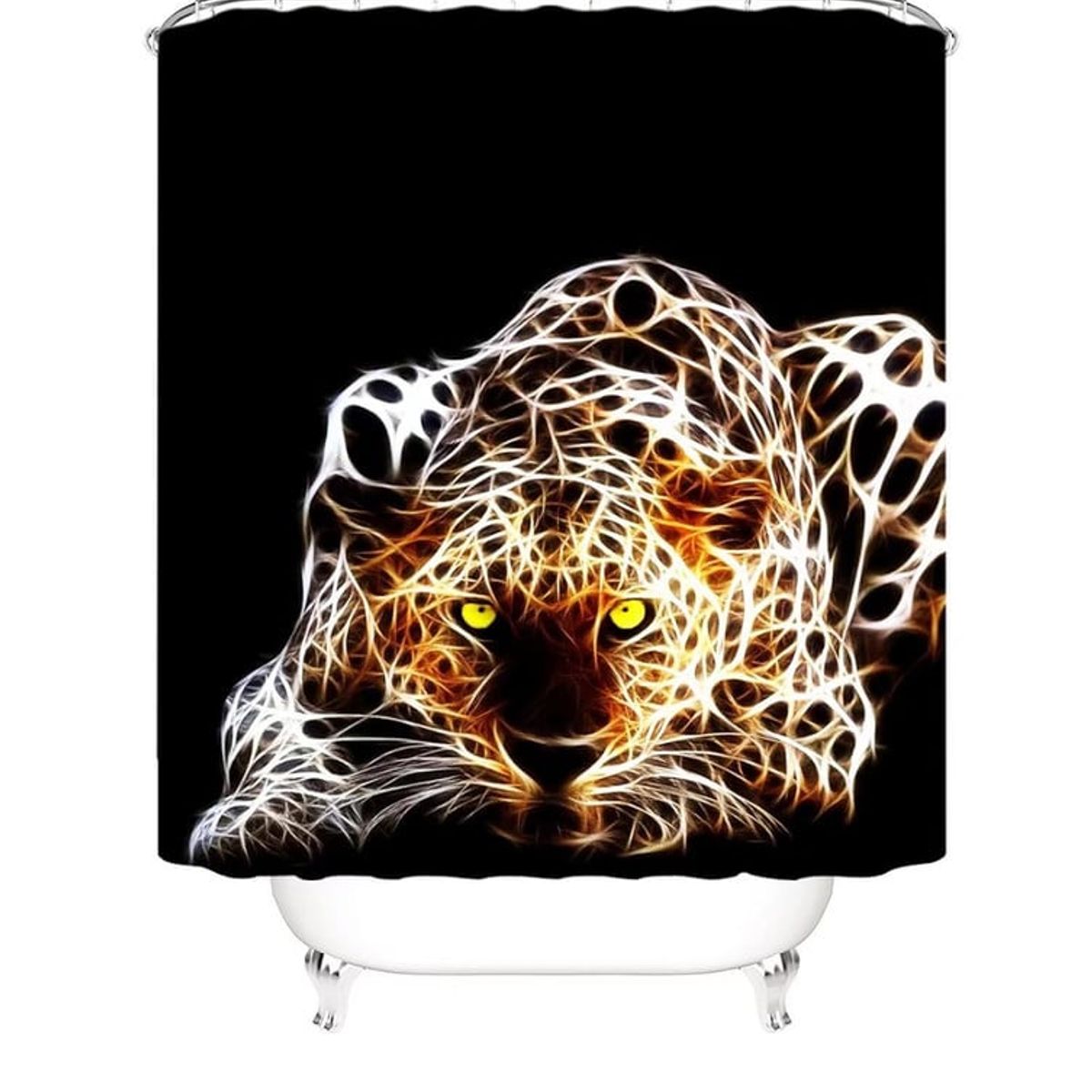 ANGELES DEL HOGAR - CORTINA PARA BAÑO DE GENERO 180 CM X 180 CM