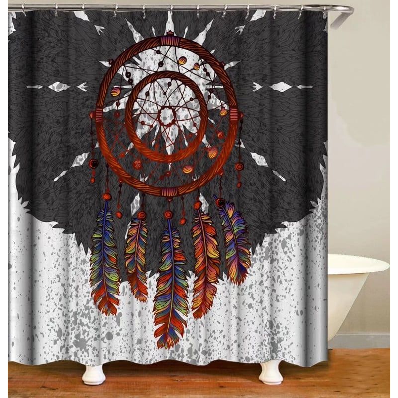 ANGELES DEL HOGAR - CORTINA PARA BAÑO DE GENERO 180 CM X 180 CM