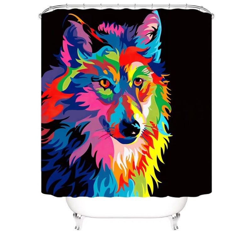 ANGELES DEL HOGAR - CORTINA PARA BAÑO DE GENERO 180 CM X 180 CM