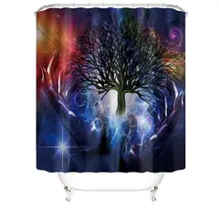 ANGELES DEL HOGAR - CORTINA PARA BAÑO DE GENERO 180 CM X 180 CM