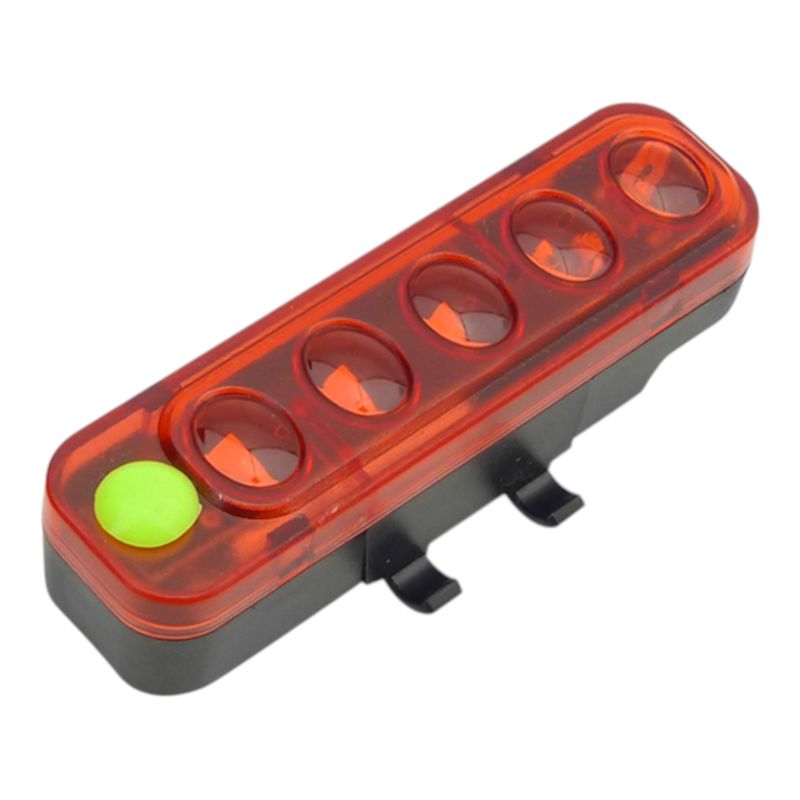 GENERICO - Luz LED Trasera Recargable Para Bicicleta Con 4 Efectos