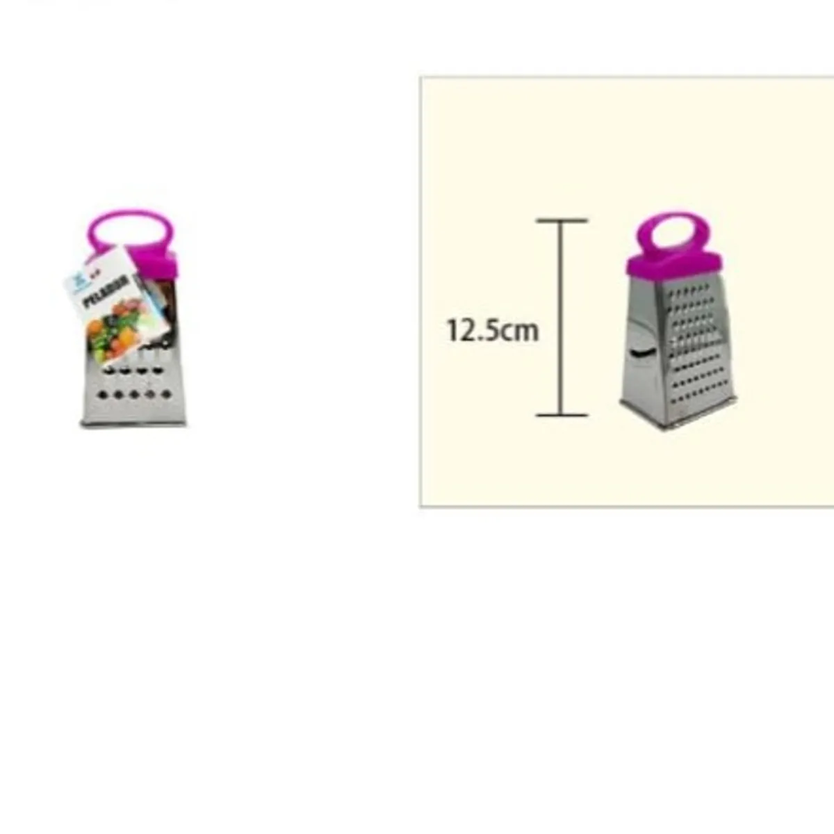 GENERICO - Rallador De Queso Y Verduras Acero