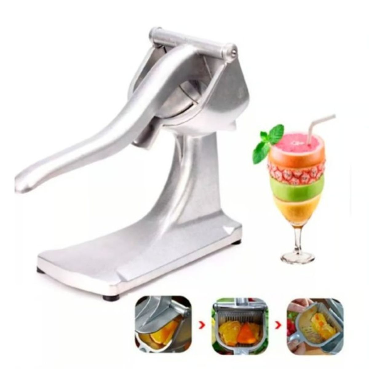 GENERICO - Exprimidor Manual Saca Jugo Extractor De Jugo