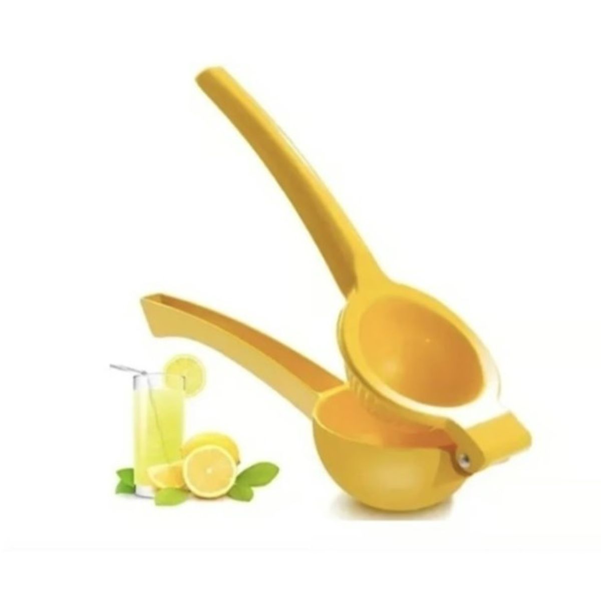GENERICO - Exprimidor Manual De Limon Mango Prensa Metalico