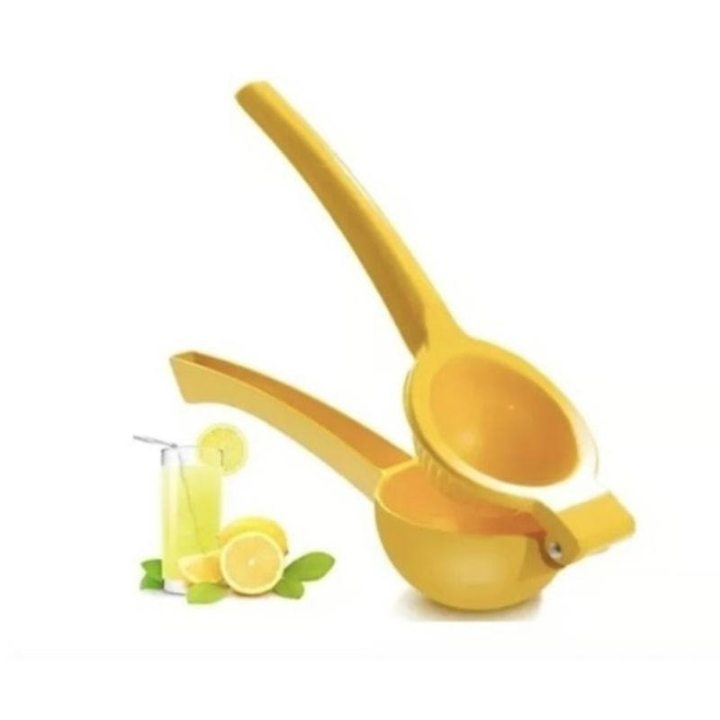 GENERICO - Exprimidor Manual De Limon Mango Prensa Metalico