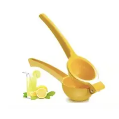GENERICO - Exprimidor Manual De Limon Mango Prensa Metalico