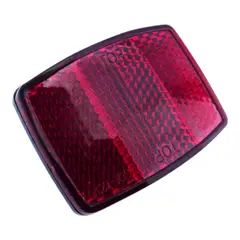 GENERICO - 2x Reflectante Bicicleta Delantero Trasero blanco y rojo