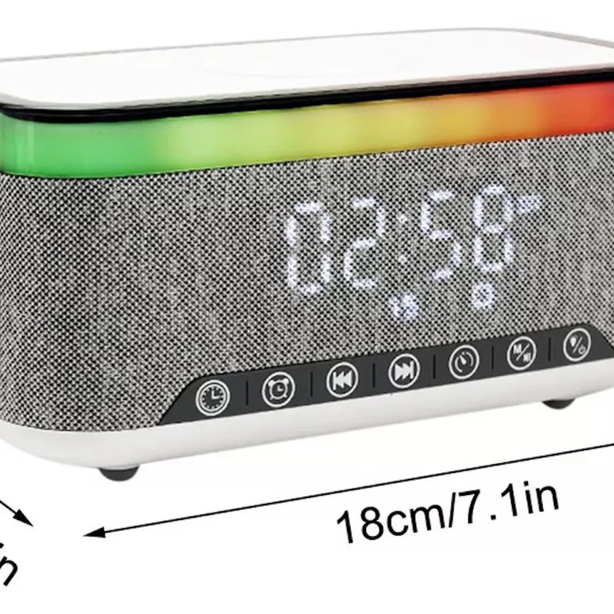 GENERICO - Parlante Bluetooth Portátil Con Carga Inalámbrica