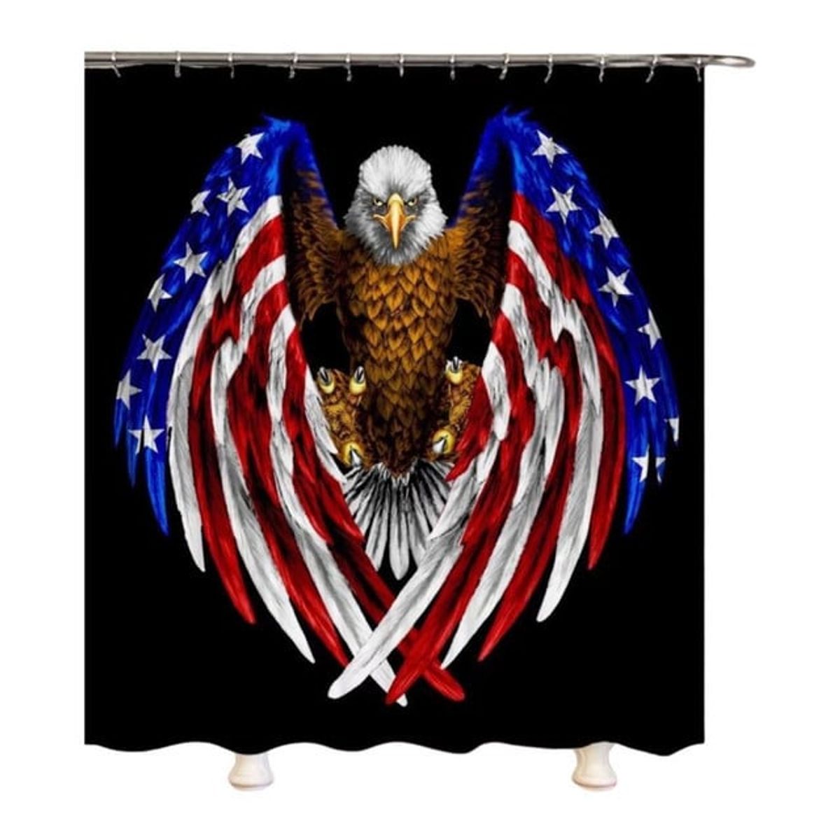 GENERICO - CORTINA DE BAÑO MAS FORRO DE DUCHA IMPERMEABLE