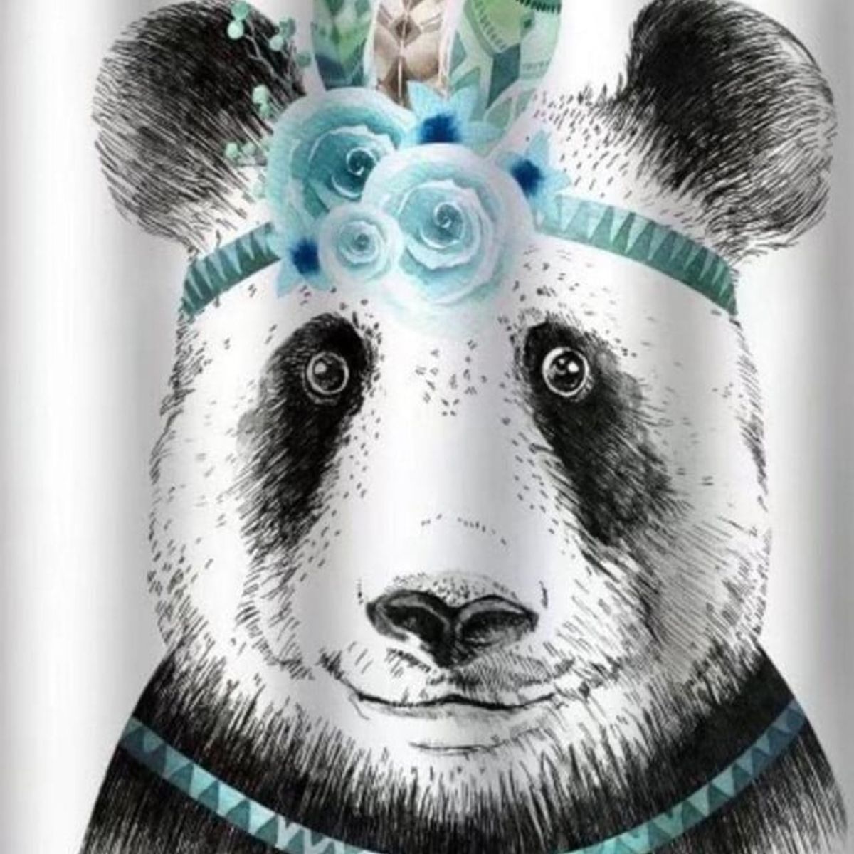 GENERICO - CORTINA DE BAÑO MAS FORRO DE DUCHA IMPERMEABLE