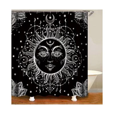 Imagen 2 del producto CORTINA DE BAÑO MAS FORRO DE DUCHA IMPERMEABLE