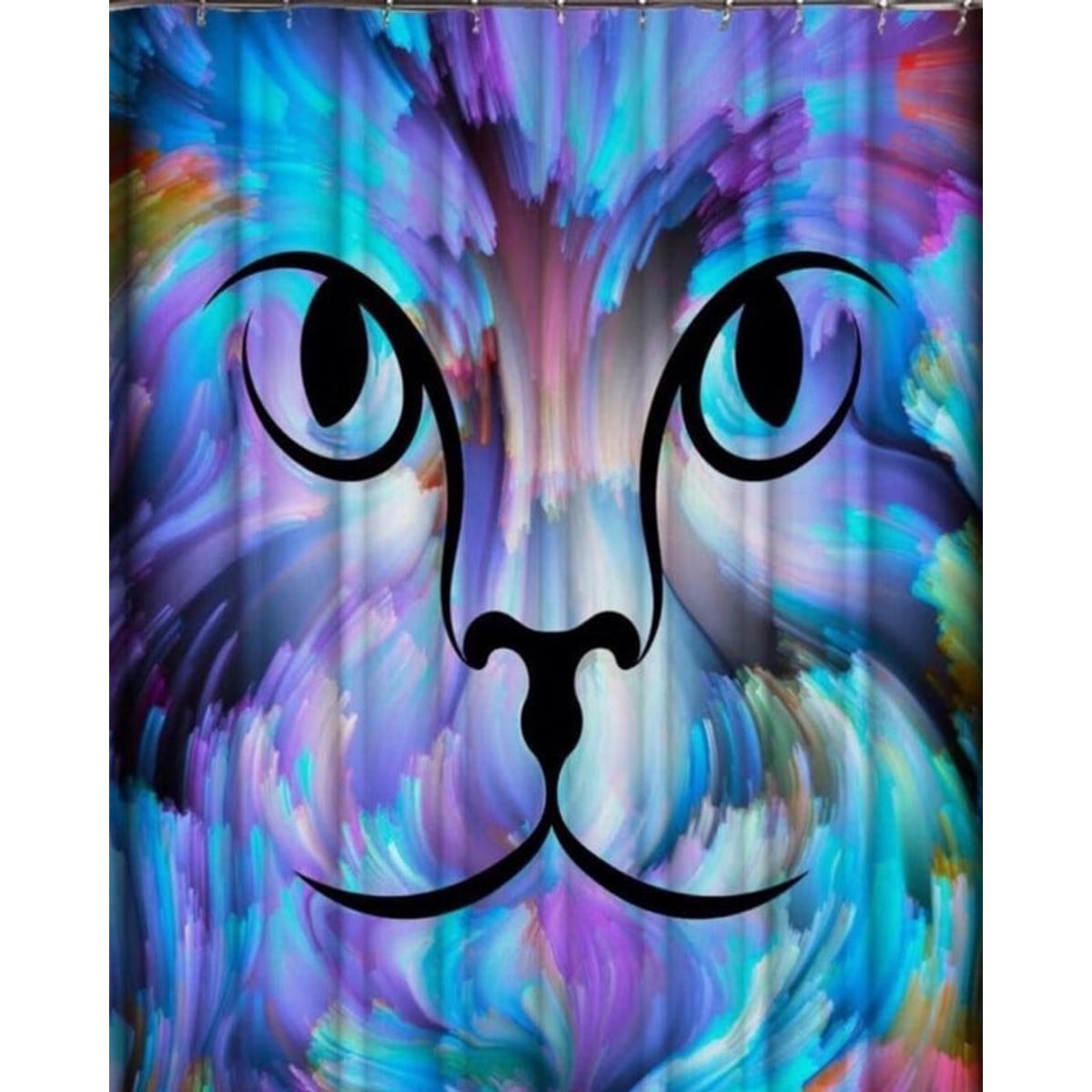 GENERICO - CORTINA DE BAÑO MAS FORRO DE DUCHA IMPERMEABLE