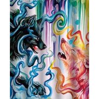 CORTINA DE BAÑO MAS FORRO DE DUCHA IMPERMEABLE