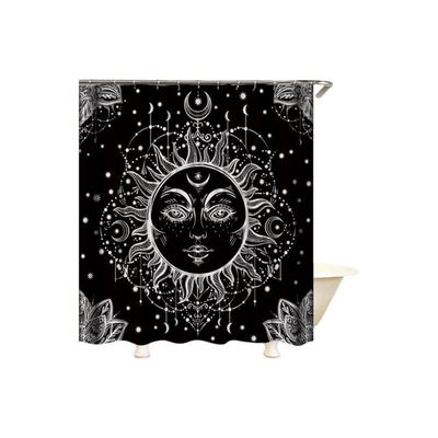 Imagen 2 del producto CORTINA DE BAÑO MAS FORRO DE DUCHA IMPERMEABLE