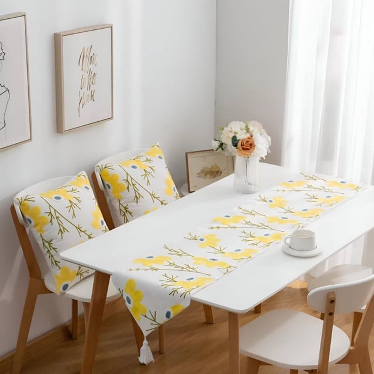 GENERICO - Camino de mesa bordado 33x180 cm