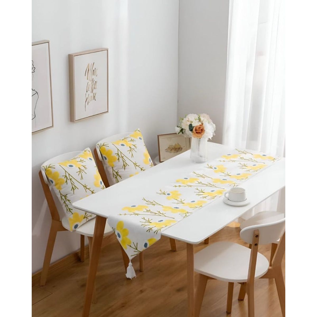 GENERICO - Camino de mesa bordado 33x180 cm