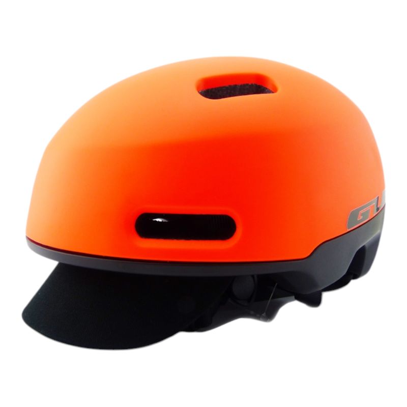 GUB - Casco Bicicleta Gub City Pro Con Visera talla m naranjo