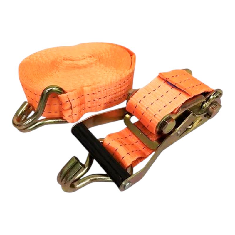 GENERICO - 2x Amarra De Carga Ratchet Naranja De 10 Mts