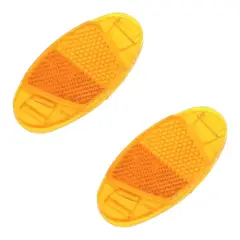 GENERICO - X4 Reflectante Para Ruedas De Bicicleta gris