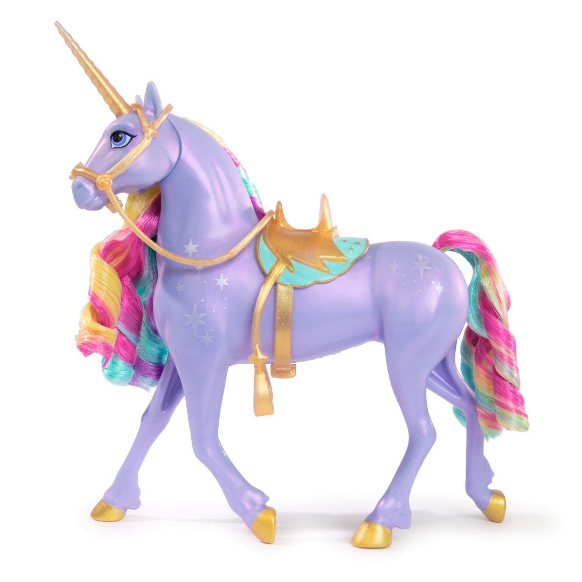 IMEXPORTA - Unicornio 28 Cm Con Luz Y Sonido Wildstar Unicorn Academy