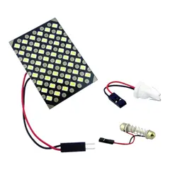 DEZZER - X2 LED Tipo Fusible De 48 LED A 12 Volt Luz Blanca