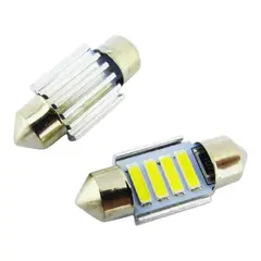 DEZZER - X2 LED Tipo Fusible X 4 LED 7020 12 Volt Medida 31Mm