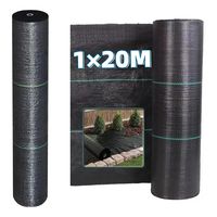 Ground Cover Antimaleza De 1 X 20 m Malla Antimaleza