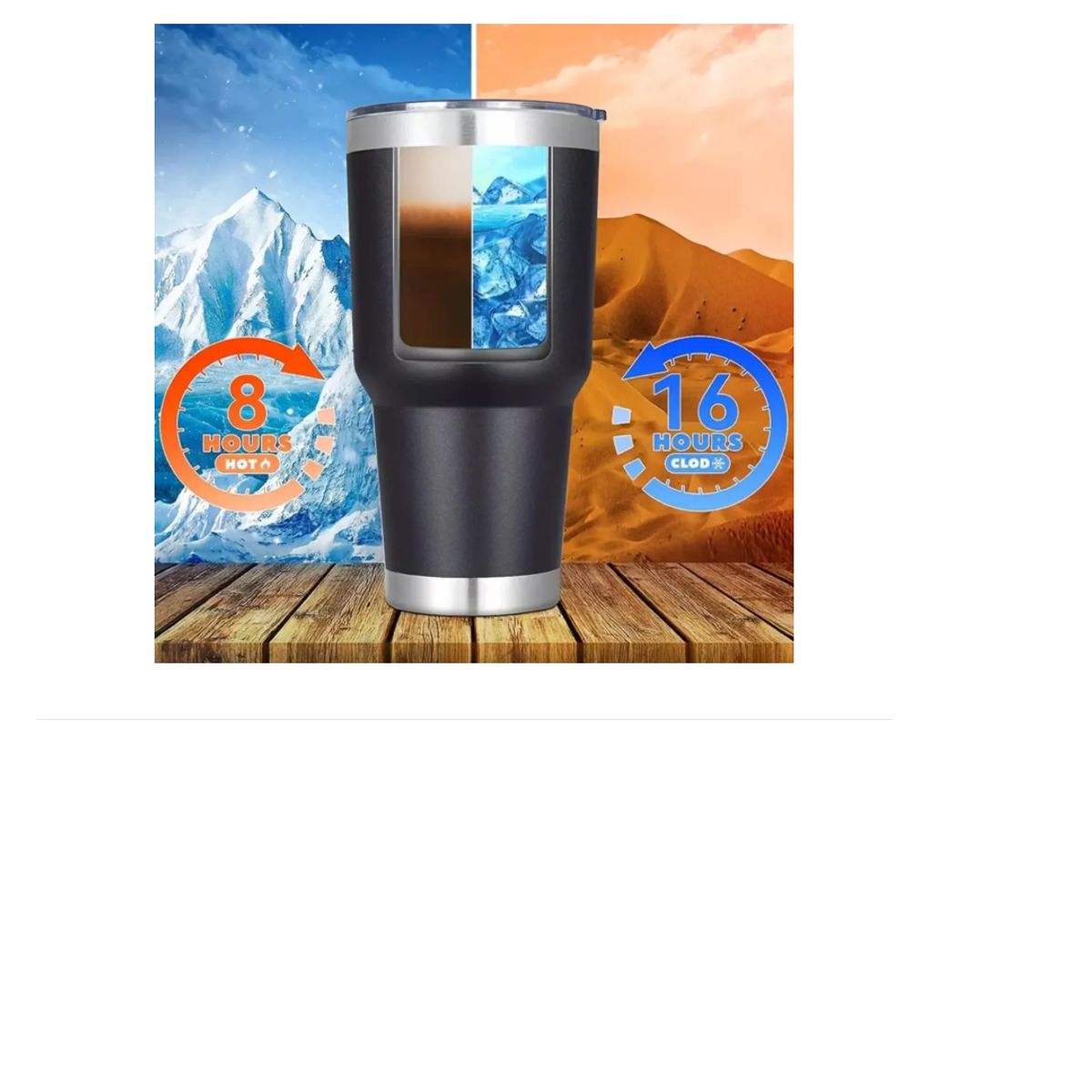 GENERICO - Vaso Termico Mug Taza De Acero Inoxidable 30 Oz Sublimable