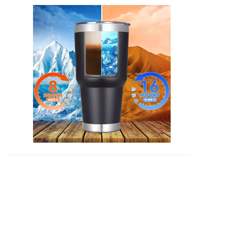 GENERICO - Vaso Termico Mug Taza De Acero Inoxidable 30 Oz Sublimable
