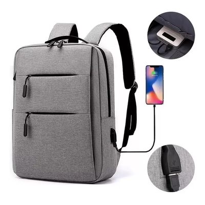 Imagen 2 del producto Mochila Para Notebook 15 Puerto De Carga Usb Doble Cierre