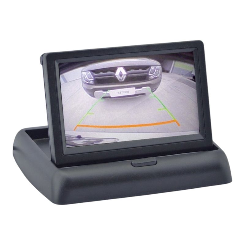 GENERICO - Pantalla Retrovisor 43 Rebatible Para Auto
