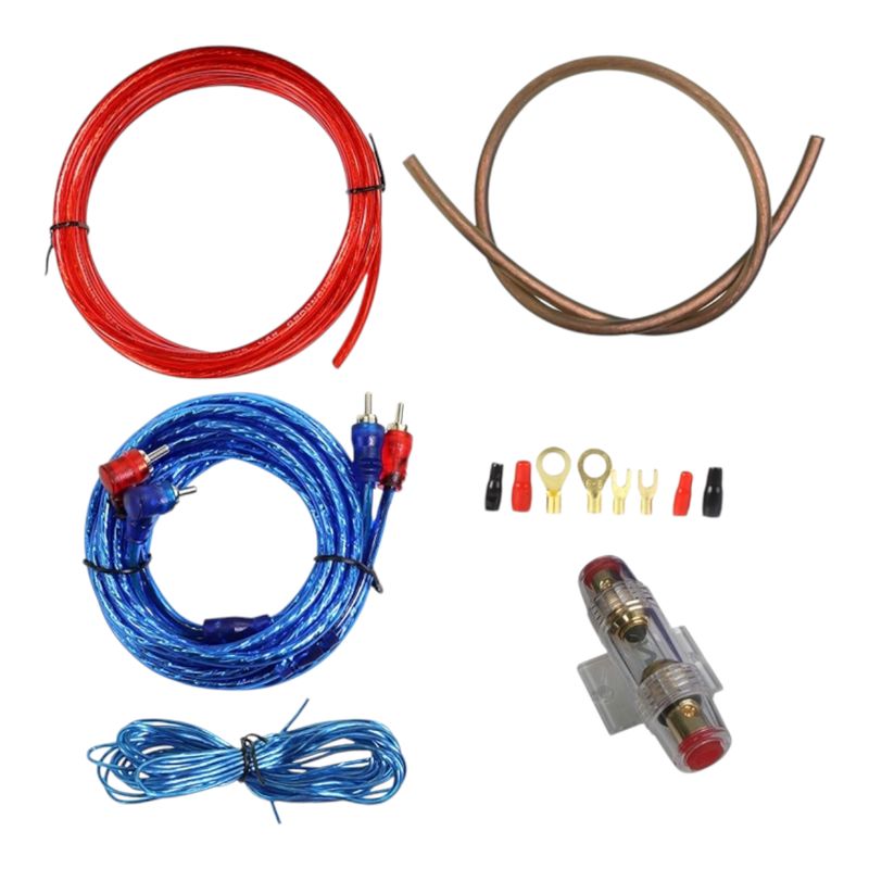 GENERICO - Kit Cables De Amplificacion Para Auto Modelo 4GKT Premium